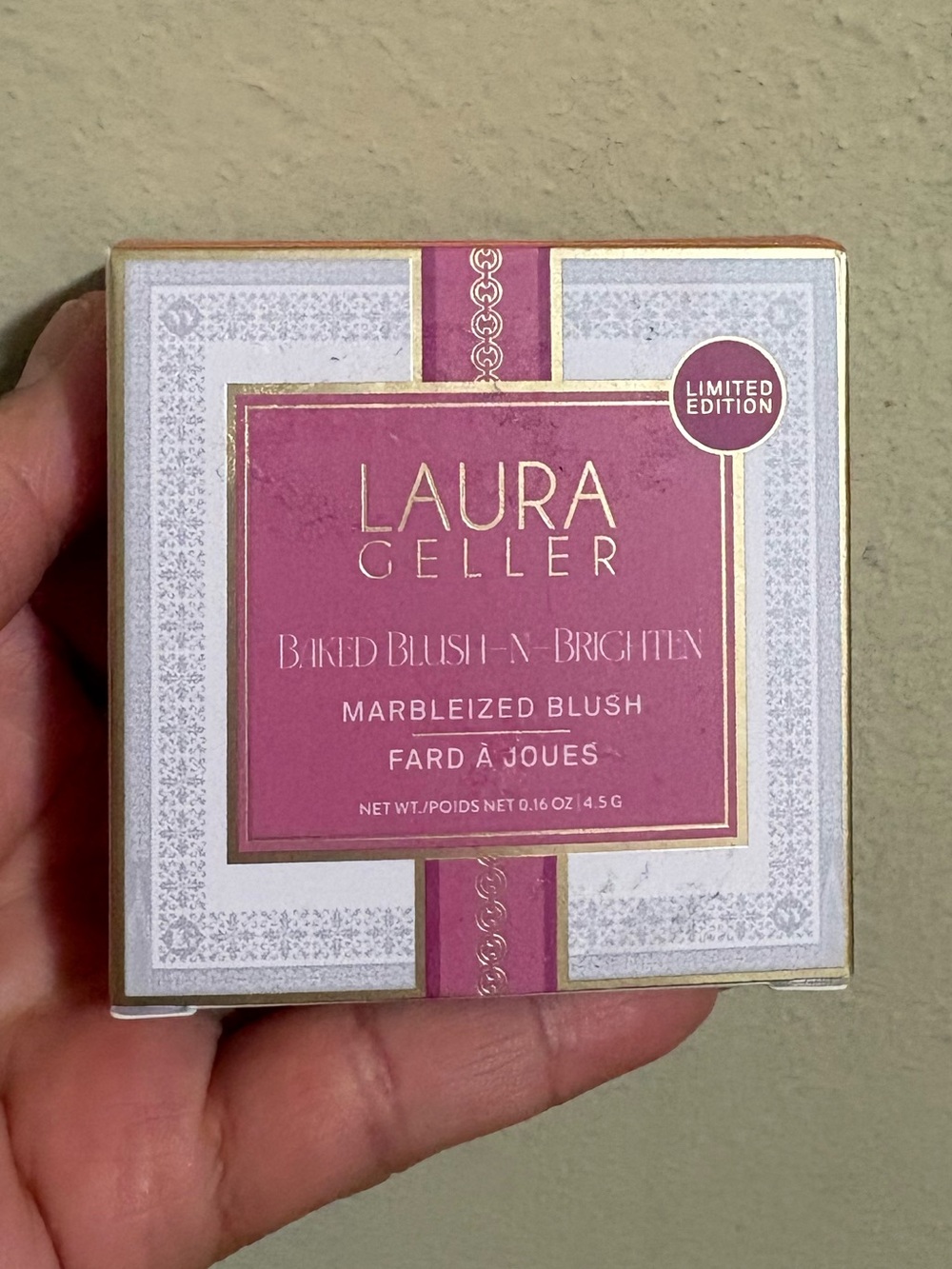 Laura Geller Baked Blush-N-Brighten Marbleized Blush - SKYLINE SUNSET brand New